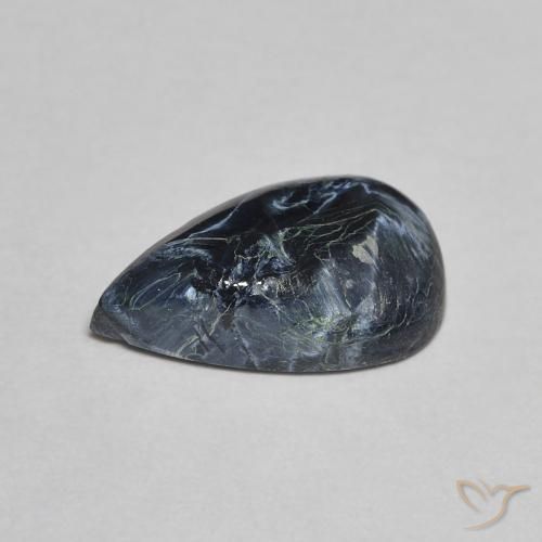 Pietersita Multicolor natural de 2.17 ct, En forma de pera, Opaco