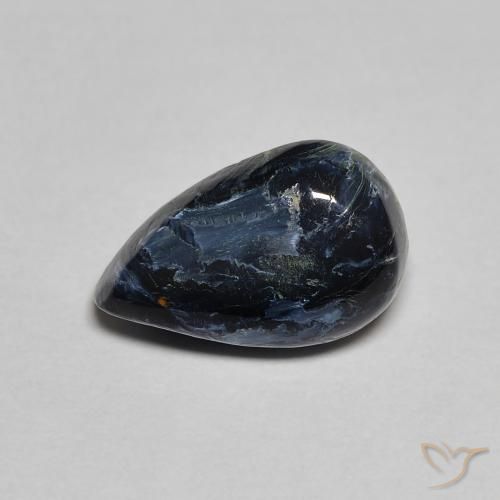 2.39ct Natural Multicolor Pietersita, En forma de pera, Opaco