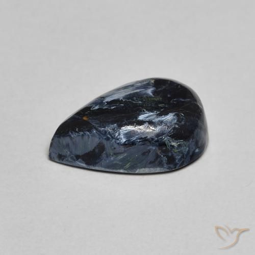 Pietersita Multicolor natural de 2.39 ct, En forma de pera, Opaco