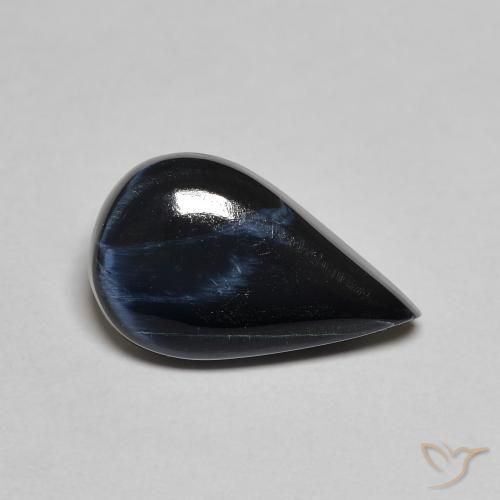 Pietersita Multicolor natural de 2.65 ct, En forma de pera, Opaco