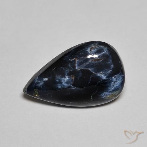 3.82ct Natural Multicolor Pietersita, En forma de pera, Opaco
