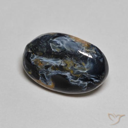5.19ct Natural Multicolor Pietersita, Ovalada, Opaco