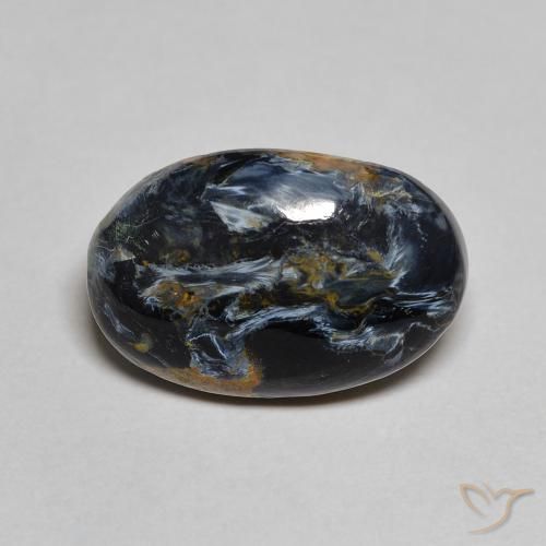 Pietersita Multicolor natural de 5.19 ct, Ovalada, Opaco