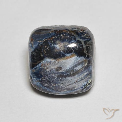 5.31ct Natural Multicolor Pietersita, Forma Cojín, Opaco