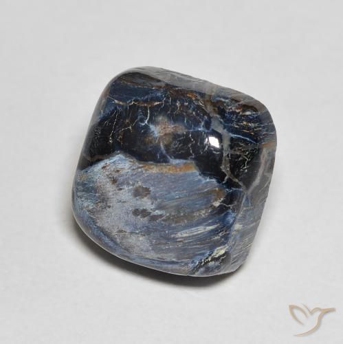 Pietersita Multicolor natural de 5.31 ct, Forma Cojín, Opaco