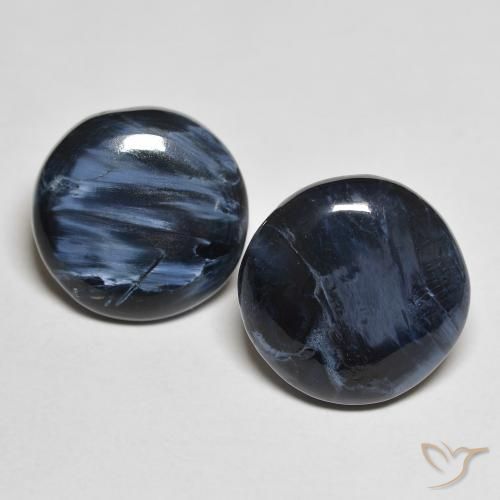 Gemas de Pietersita Multicolor natural de 12.48 ct, Redondo, Opaco