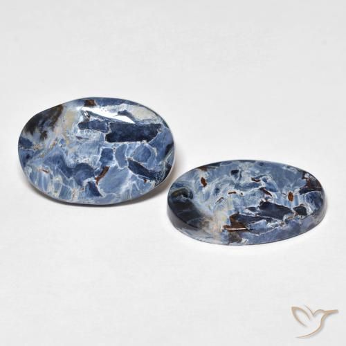Gemas de Pietersita Multicolor natural de 10.83 ct, Ovalada, Opaco