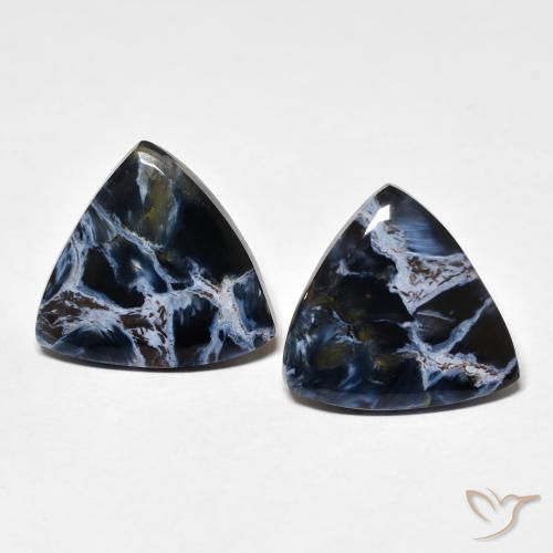 9.74ctw Natural Multicolor Pietersita, Trillón, Opaco