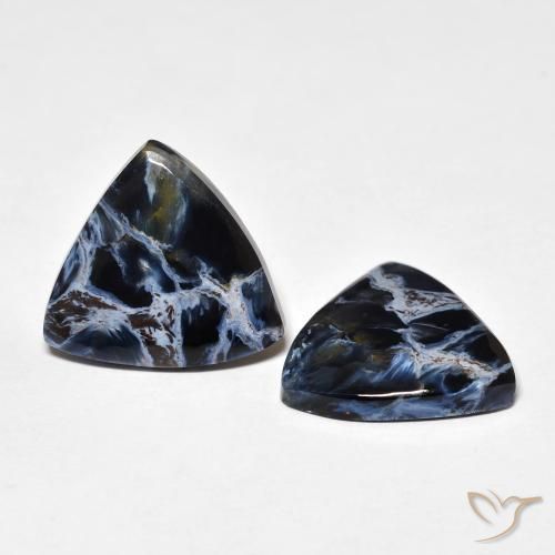 Gemas de Pietersita Multicolor natural de 9.74 ct, Trillón, Opaco