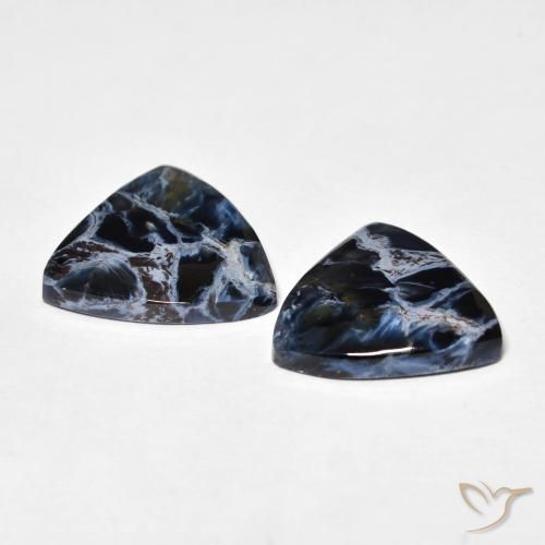 Gemas de Pietersita Multicolor natural de 9.74 ct, Trillón, Opaco