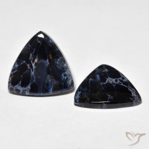 Gemas de Pietersita Multicolor natural de 11.97 ct, Trillón, Opaco