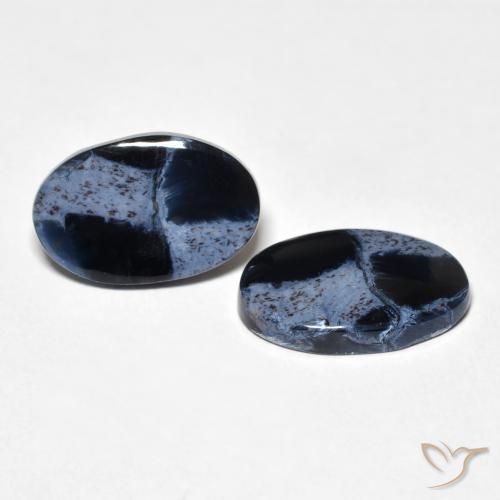 Gemas de Pietersita Multicolor natural de 6.26 ct, Ovalada, Opaco