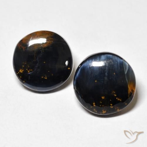 6.42ctw Natural Multicolor Pietersita, Redondo, Opaco