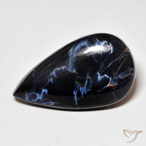 13.53ct Natural Multicolor Pietersita, En forma de pera, Opaco