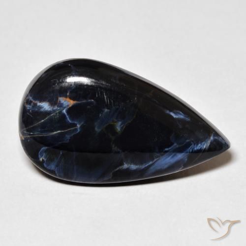 Pietersita Multicolor natural de 13.53 ct, En forma de pera, Opaco