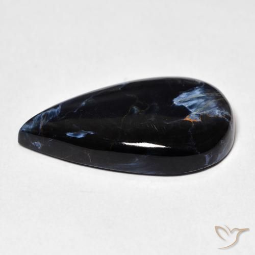 Pietersita Multicolor natural de 13.53 ct, En forma de pera, Opaco