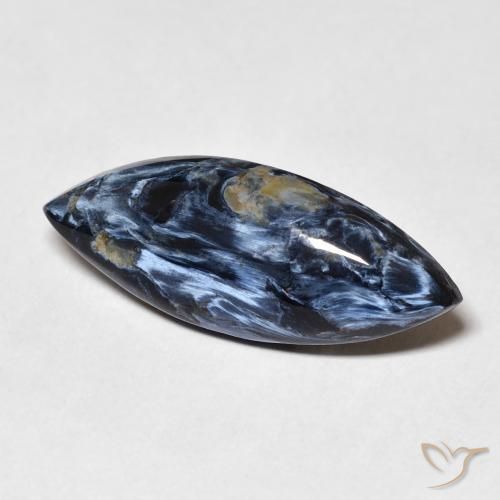 Pietersita Multicolor natural de 6.42 ct, Marquesa, Opaco