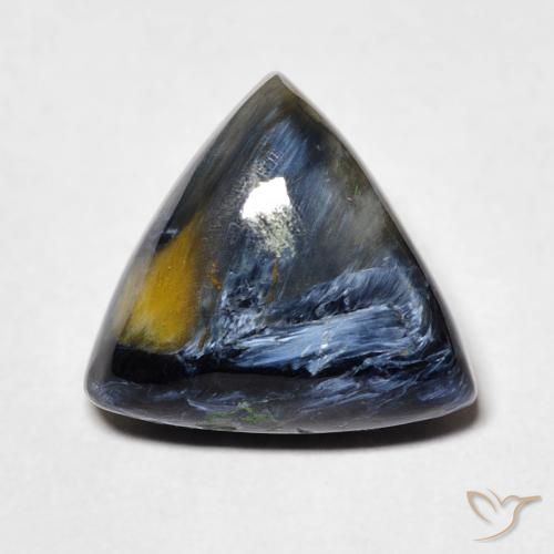 6.60ct Natural Multicolor Pietersita, Trillón, Opaco