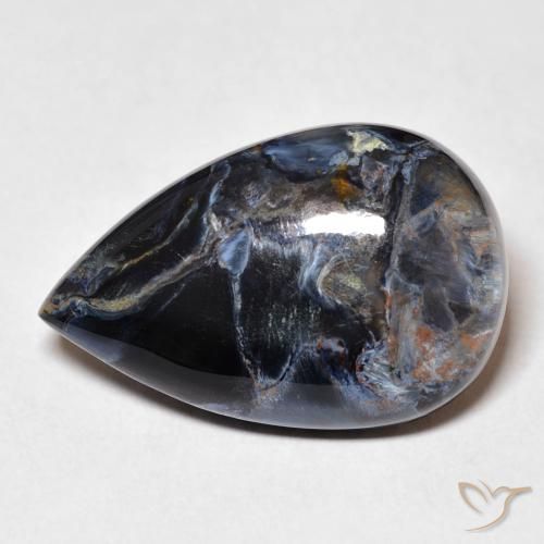 13.01ct Natural Multicolor Pietersita, En forma de pera, Opaco