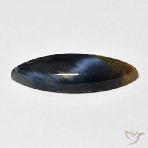 Pietersita Multicolor natural de 5.19 ct, Marquesa, Opaco
