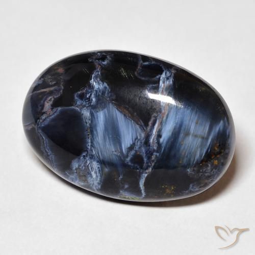 Pietersita Multicolor natural de 17.97 ct, Ovalada, Opaco