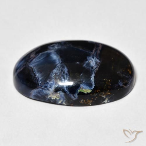 Pietersita Multicolor natural de 17.97 ct, Ovalada, Opaco