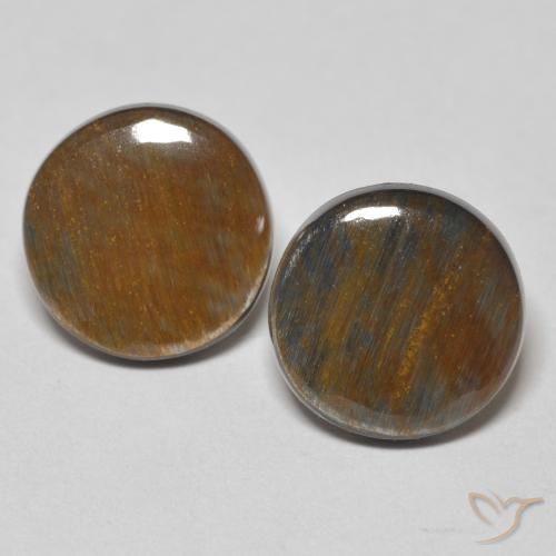 5.03ctw Natural Multicolor Pietersita, Redondo, Opaco