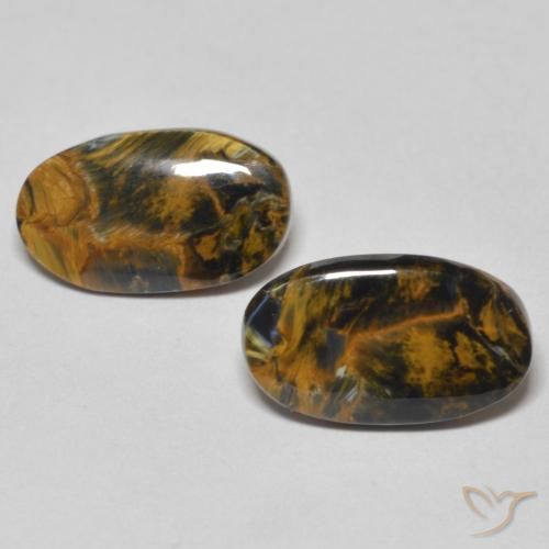 4.37ctw Natural Multicolor Pietersita, Ovalada, Opaco