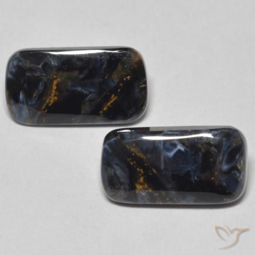 3.73ctw Natural Multicolor Pietersita, Corte Baguette, Opaco