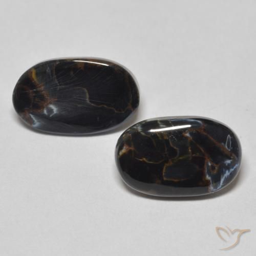 5.53ctw Natural Multicolor Pietersita, Ovalada, Opaco