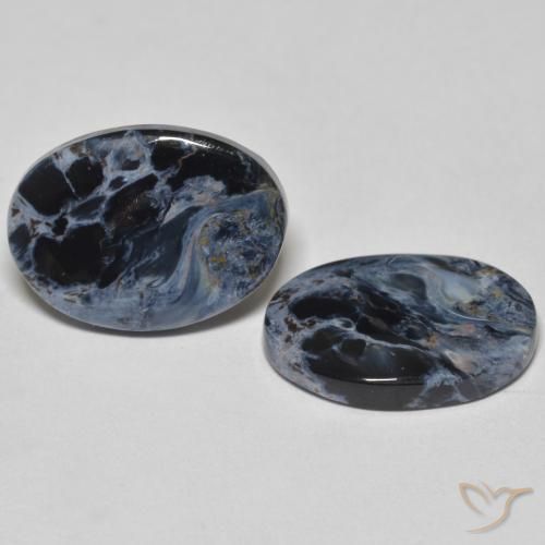 Gemas de Pietersita Multicolor natural de 10.23 ct, Ovalada, Opaco
