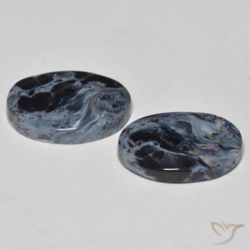 Gemas de Pietersita Multicolor natural de 10.23 ct, Ovalada, Opaco