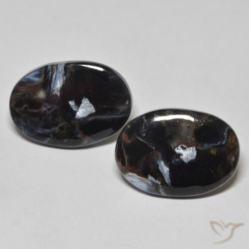 12.21ctw Natural Multicolor Pietersita, Ovalada, Opaco