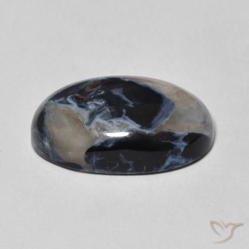 Pietersita Multicolor natural de 6.74 ct, Ovalada, Opaco