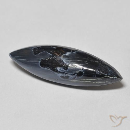 Pietersita Multicolor natural de 6.98 ct, Marquesa, Opaco