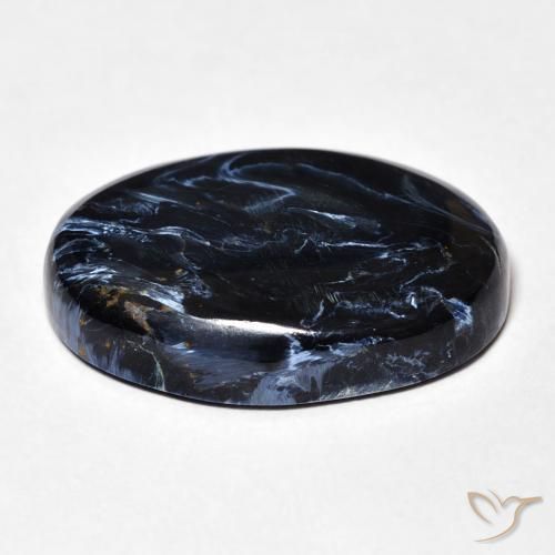 Pietersita Multicolor natural de 17.64 ct, Ovalada, Opaco