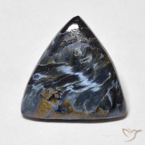 6.43ct Natural Multicolor Pietersita, Trillón, Opaco