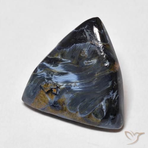 Pietersita Multicolor natural de 6.43 ct, Trillón, Opaco