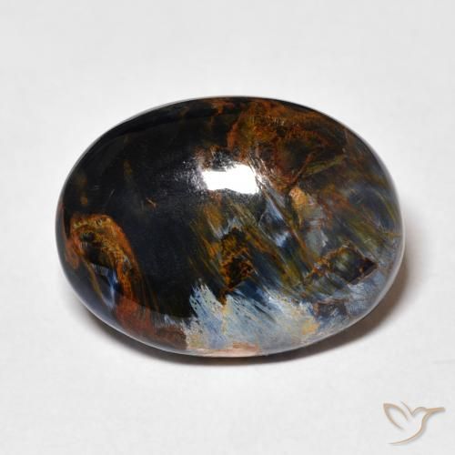 10.88ct Natural Multicolor Pietersita, Ovalada, Opaco