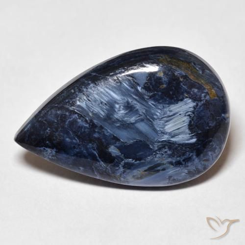 Pietersita Multicolor natural de 8.99 ct, En forma de pera, Opaco