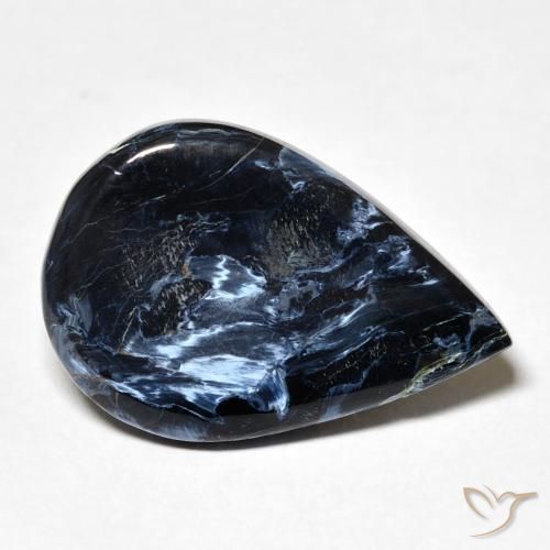 Pietersita Multicolor natural de 11.81 ct, En forma de pera, Opaco