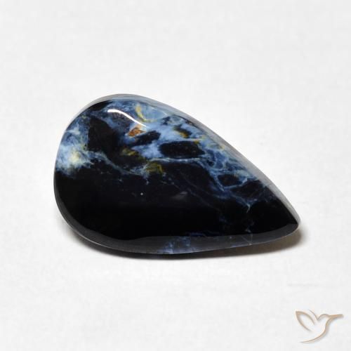 Pietersita Multicolor natural de 2.46 ct, En forma de pera, Opaco