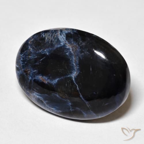Pietersita Multicolor natural de 16.71 ct, Ovalada, Opaco