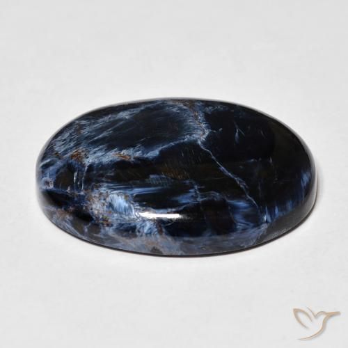 Pietersita Multicolor natural de 16.71 ct, Ovalada, Opaco