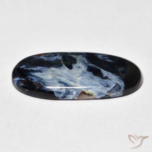 Pietersita Multicolor natural de 9.43 ct, Ovalada, Opaco
