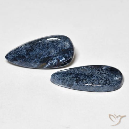 Gemas de Pietersita Multicolor natural de 9.09 ct, En forma de pera, Opaco