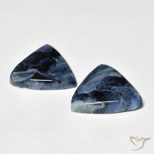Gemas de Pietersita Multicolor natural de 6.60 ct, Trillón, Opaco