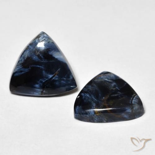 Gemas de Pietersita Multicolor natural de 5.61 ct, Trillón, Opaco