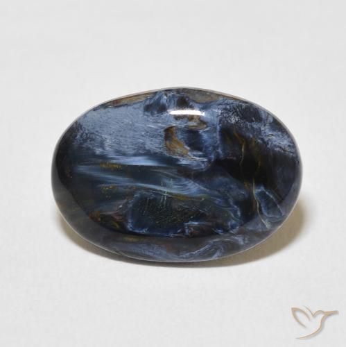 4.63ct Natural Multicolor Pietersita, Ovalada, Opaco