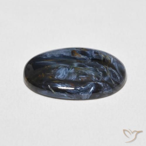 Pietersita Multicolor natural de 4.63 ct, Ovalada, Opaco